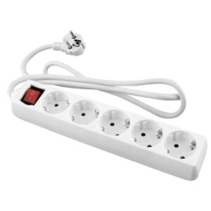 base multiple 5 tomas c/interruptor 1,5mt