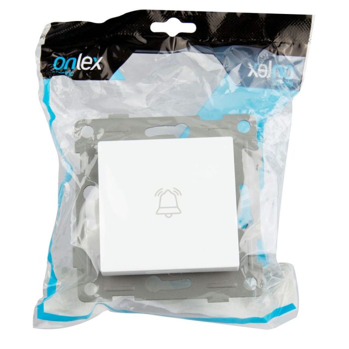 pulsador campana timbre empotrable blanco onlex pulsador campana timbre empotrable blanco onlex