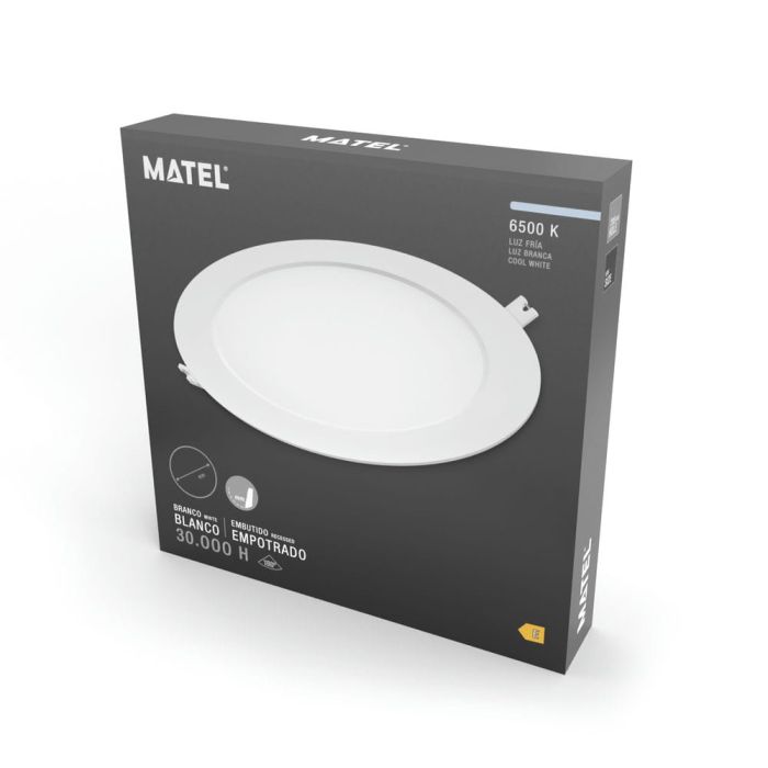 downlight led empotrable 18w 6400k pvc downlight led empotrable 18w 6400k pvc