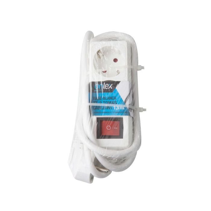 base multiple 2 tomas c/interruptor 1,5mt base multiple 2 tomas c/interruptor 1,5mt