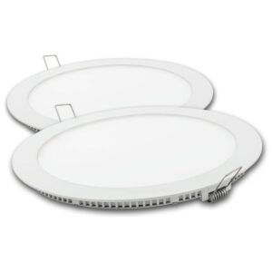 pack 2ud. downlight led 18w empotrable 6400k aluminio
