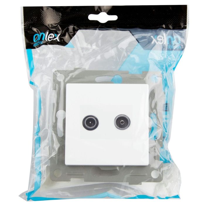 base tv fm/sat empotrable intermedia blanco onlex base tv fm/sat empotrable intermedia blanco onlex