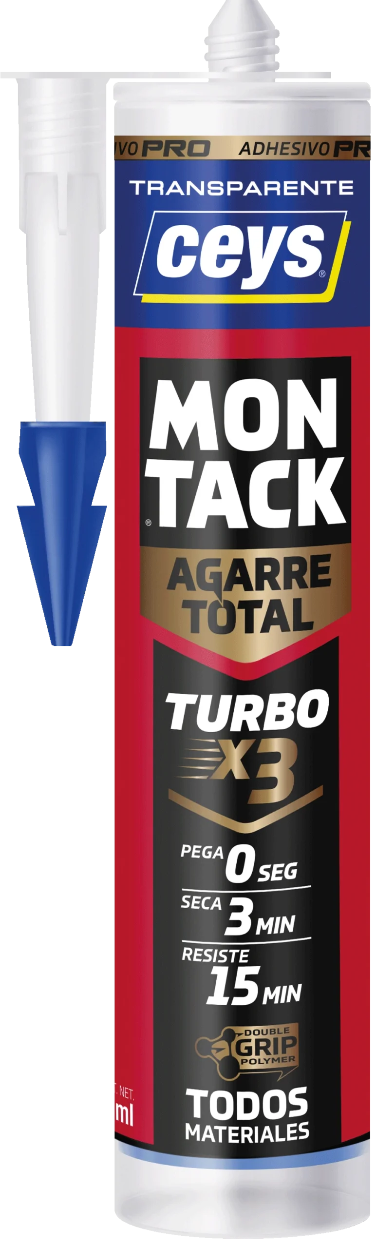 montack turbo transparente cartucho 290ml montack turbo transparente cartucho 290ml