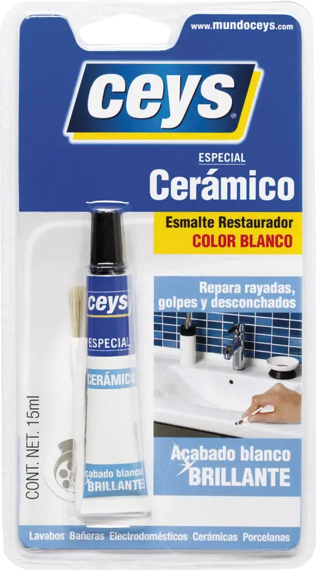 reparador esmalte ceramico blanco 15ml reparador esmalte ceramico blanco 15ml