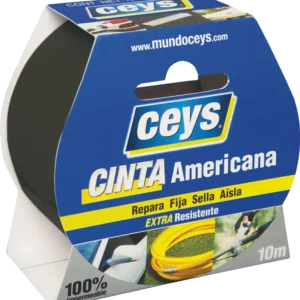cinta americana negra rollo 10x50mt