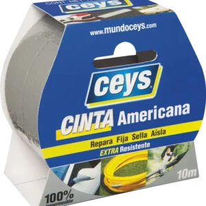 cinta americana plata rollo 10x50mt