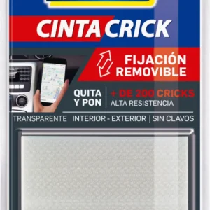 cinta crik removible blanca blister 4ud