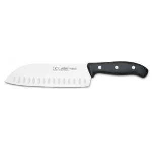 cuchillo santoku alveolado 3cv domvs 18cm