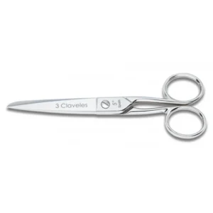 tijera modista 3 claveles 14cm