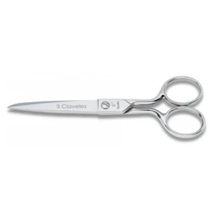 tijera costura 3 claveles 15cm
