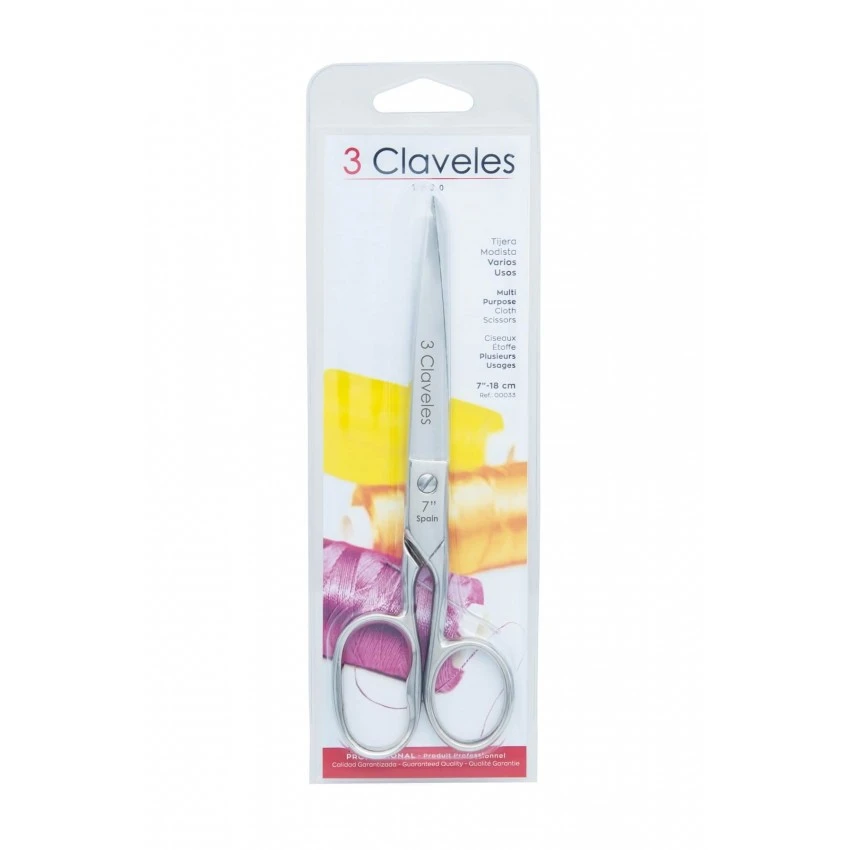 tijera modista 3 claveles 14cm tijera modista 3 claveles 14cm